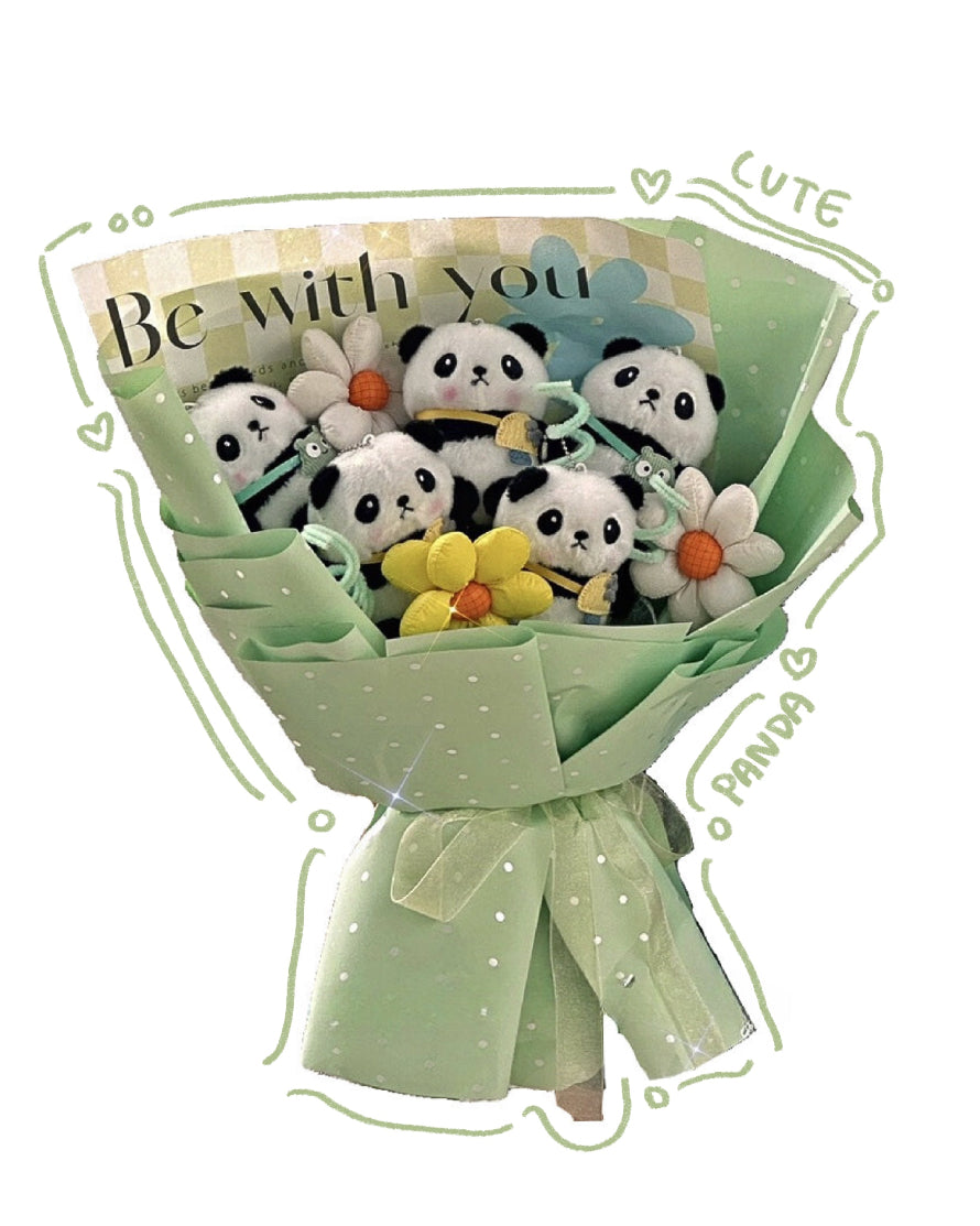 Panda Panda (Plushie Bouquet)
