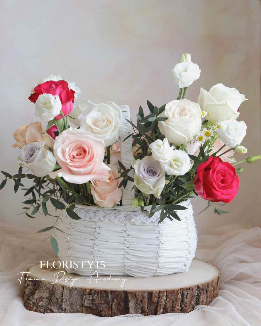 Audrey (Fresh Flower Basket)
