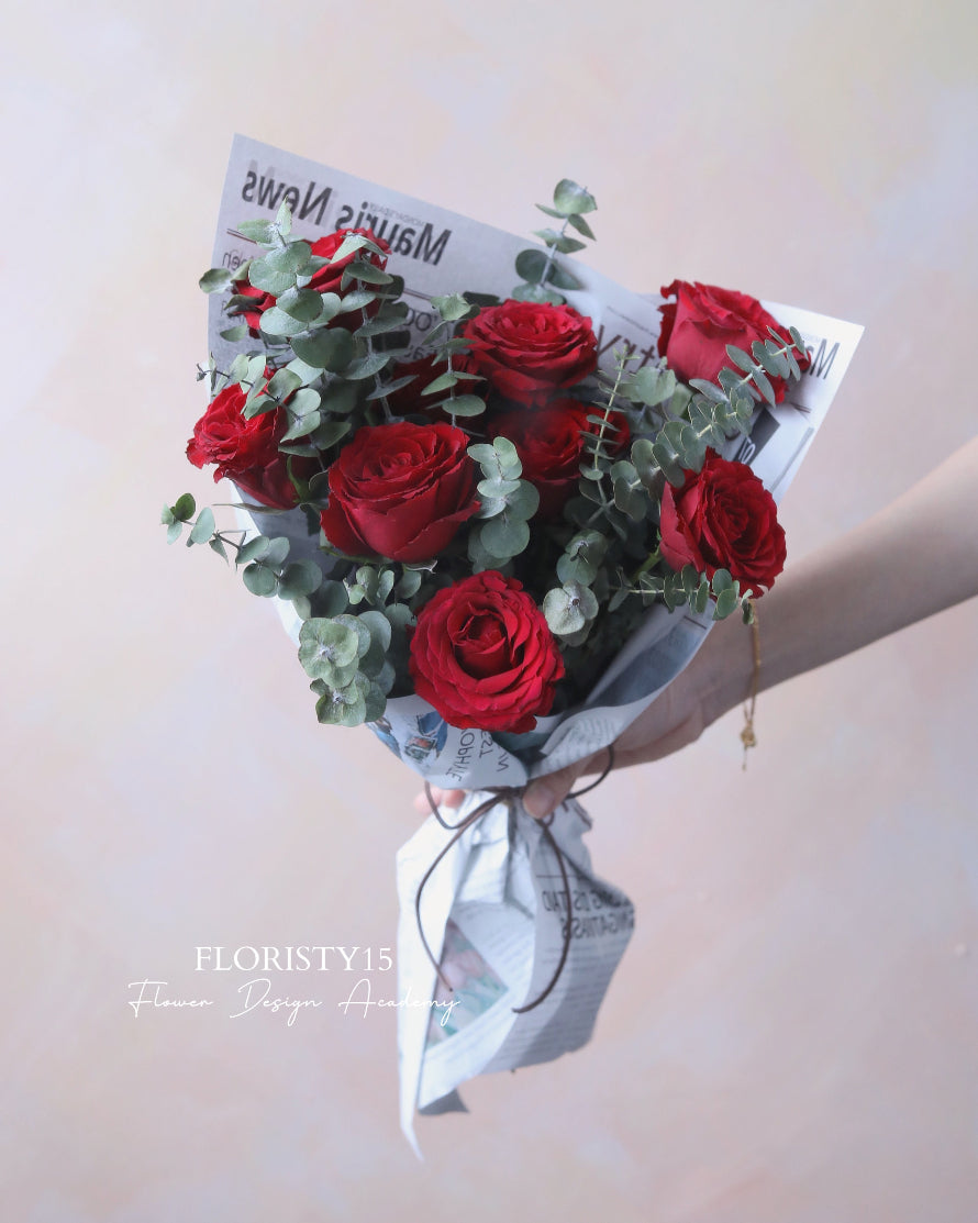 Jamie (Bohemian Style Rose Bouquet)