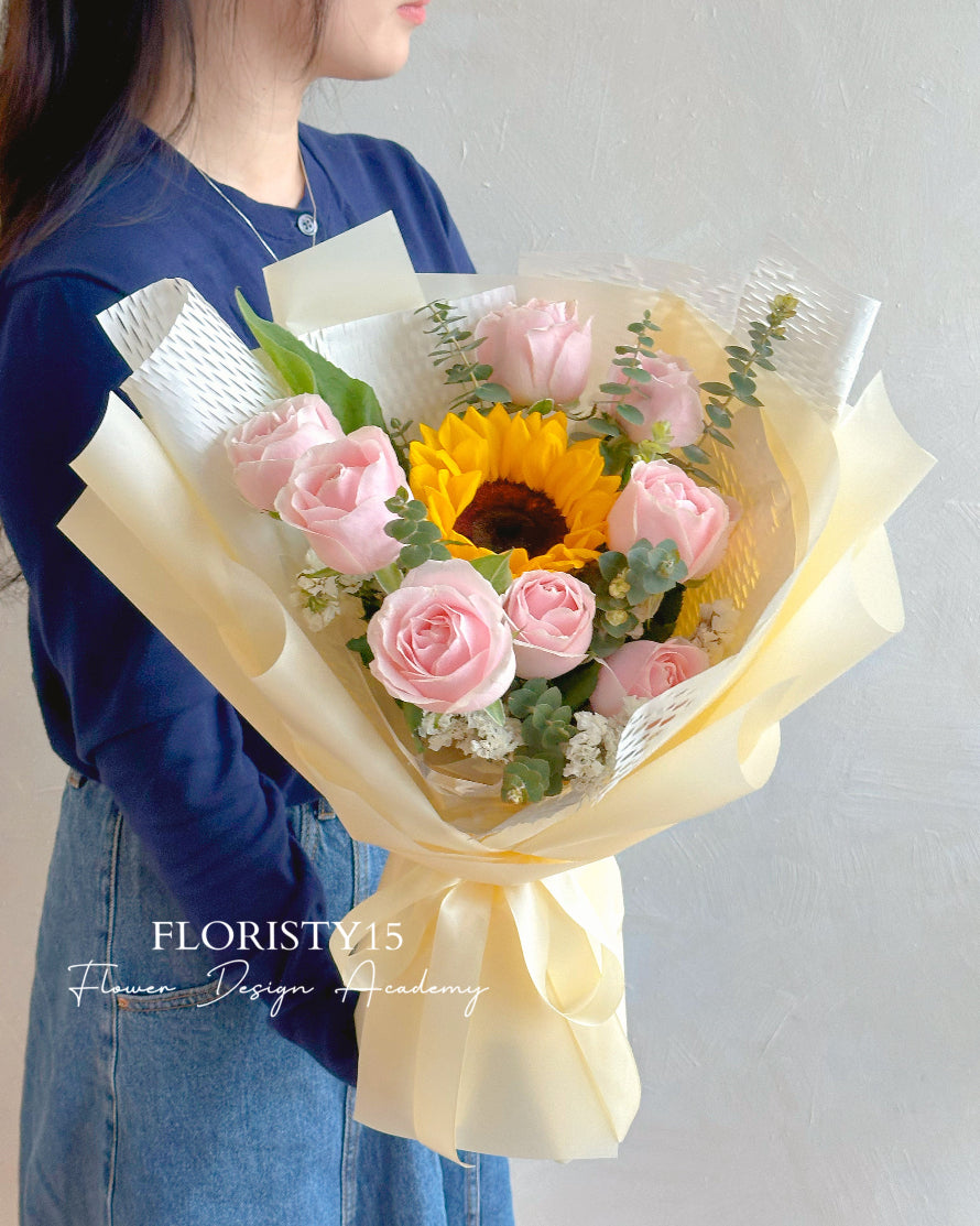 Success (Sunflower & Rose Bouquet)